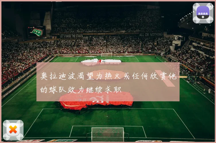 奥拉迪波渴望为热火或任何欣赏他的球队效力继续求职