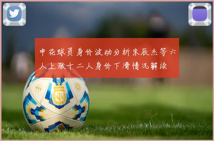 申花球员身价波动分析朱辰杰等六人上涨十二人身价下滑情况解读